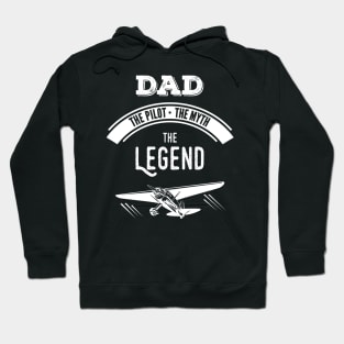 Retro Christmas Gift For Pilot DAD Aviation Aircraft T-Shirt Hoodie